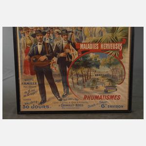 Werbeplakat der Orleans-Eisenbahn für Néris-les-Bains