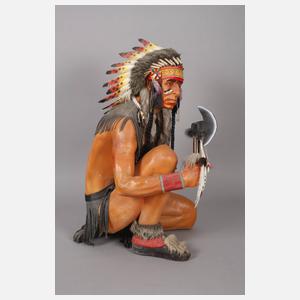 Dekorationsfigur Indianer