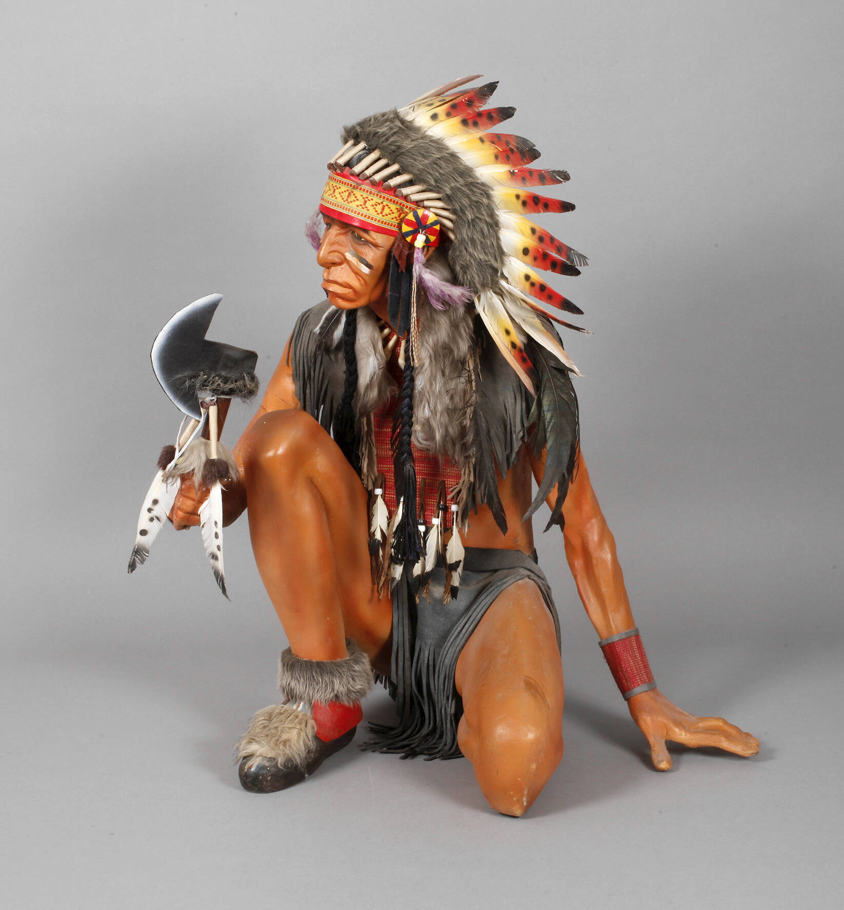 Dekorationsfigur Indianer