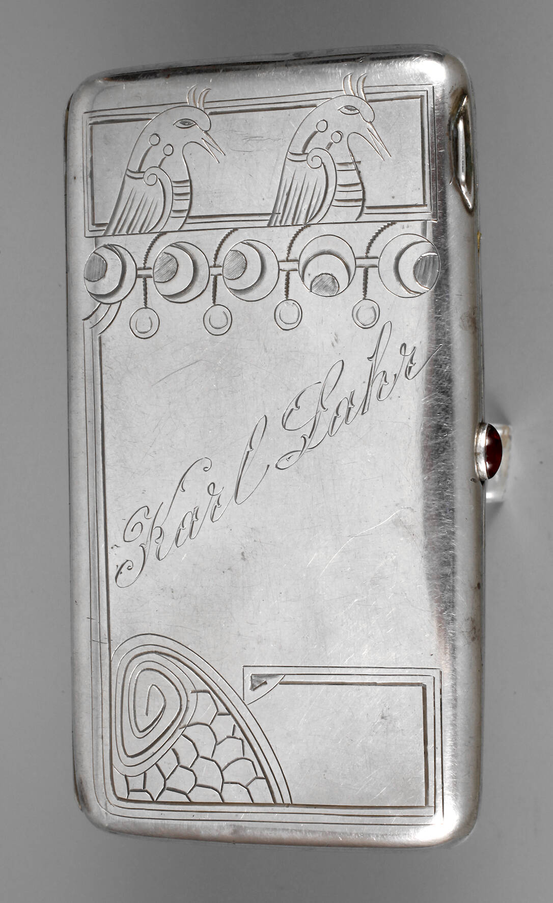 Russisches Zigarettenetui Silber