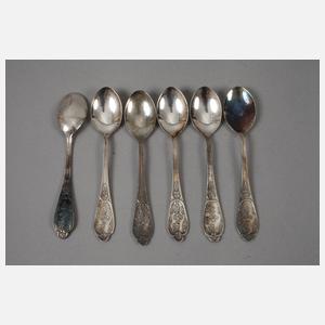 Russland Konvolut Kaffeelöffel 