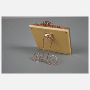 Bilderrahmen Massivgold nach Carl Fabergé