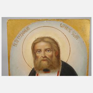 Ikone Heiliger Serafim von Sarow