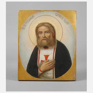 Ikone Heiliger Serafim von Sarow