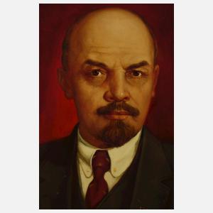 Lackmalerei Lenin