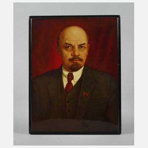 Lackmalerei Lenin