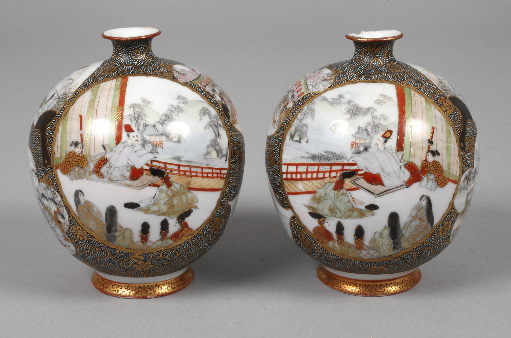 Paar Vasen Satsuma