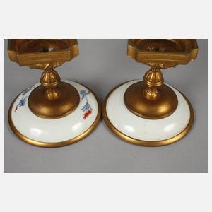 Paar Tafelaufsätze mit Chinoiserie