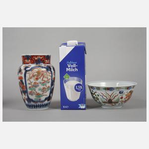 Vasenpaar und Schale