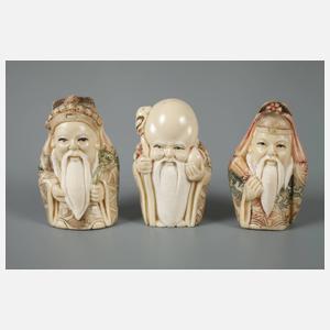 Drei Netsuken