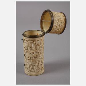 Deckeldose Elfenbein