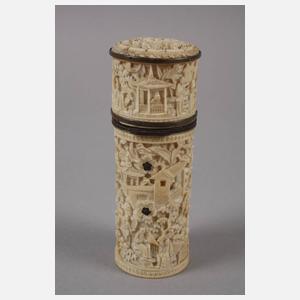 Deckeldose Elfenbein