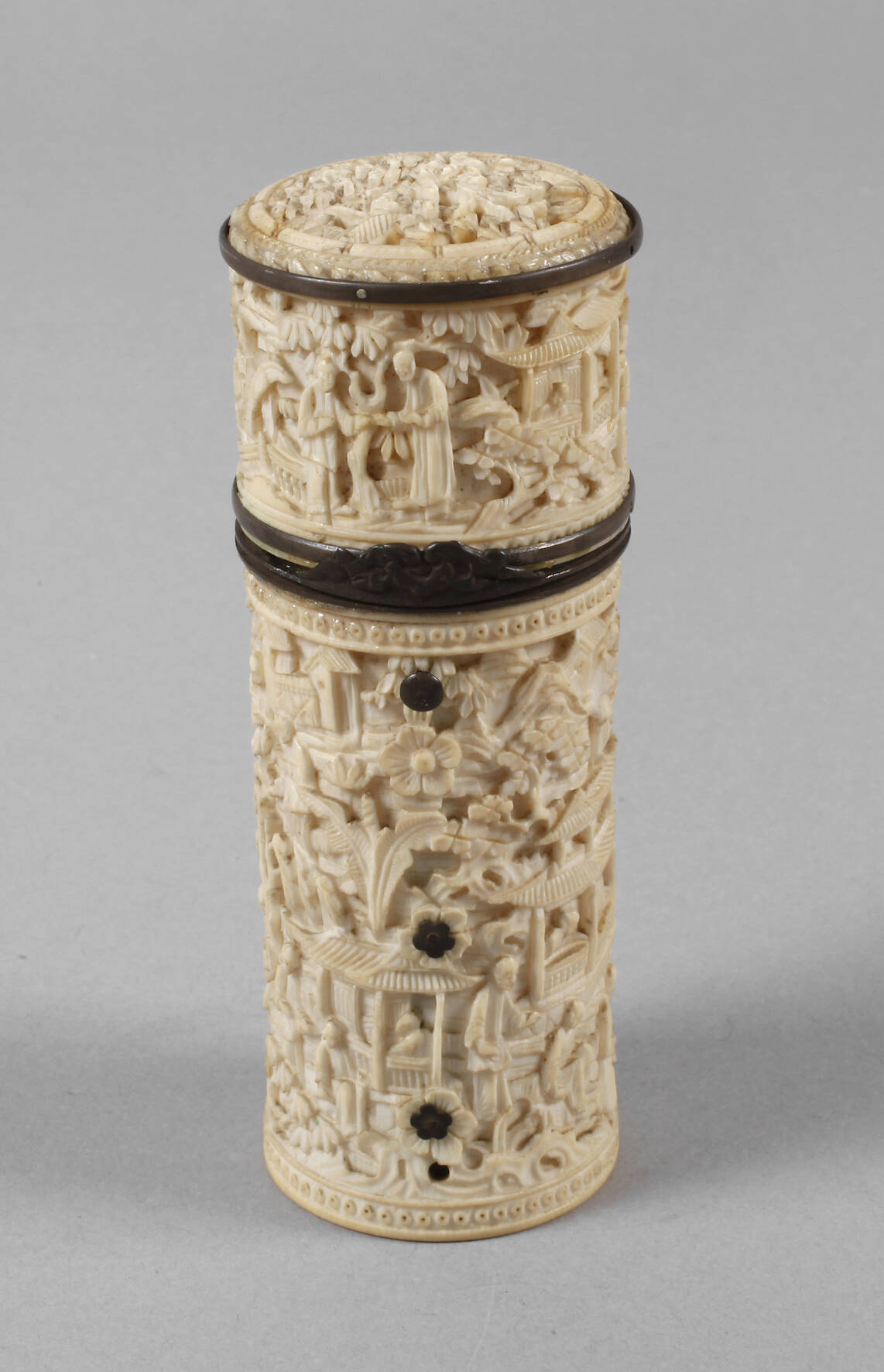 Deckeldose Elfenbein