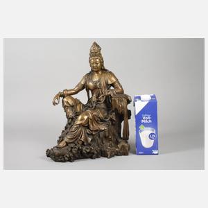 Bronzeplastik Guanyin