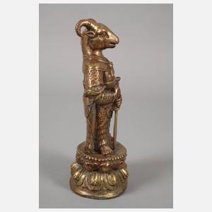 Bronzeplastik Göttlicher General