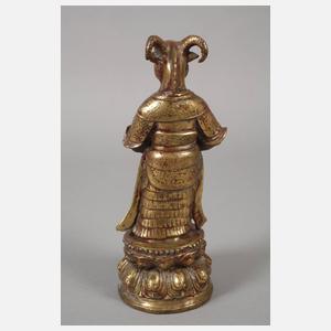 Bronzeplastik Göttlicher General