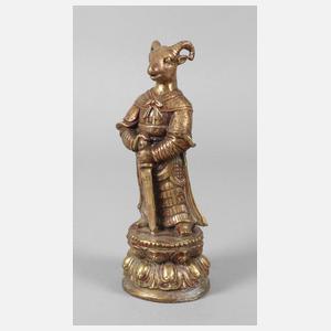 Bronzeplastik Göttlicher General