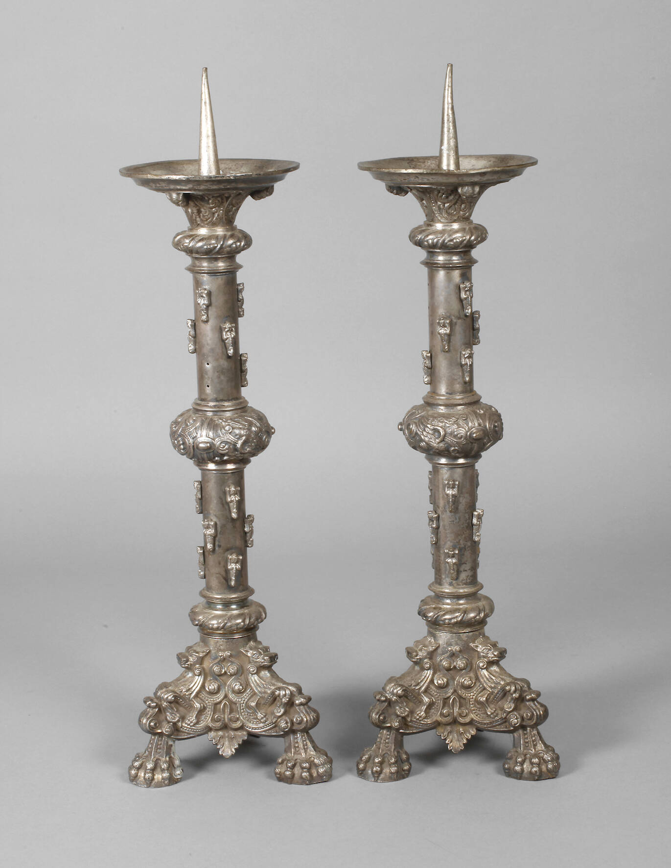 Paar Leuchter mit Chinoiserien