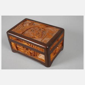 Drei Schatullen mit Chinoiserie