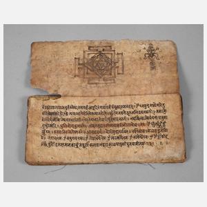 Manuskript Tibet
