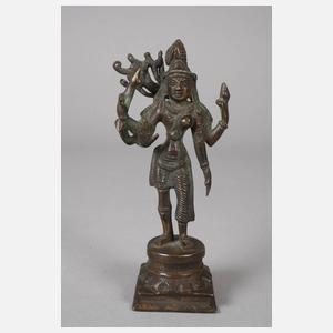 Kleinbronze Ardhanarishvara