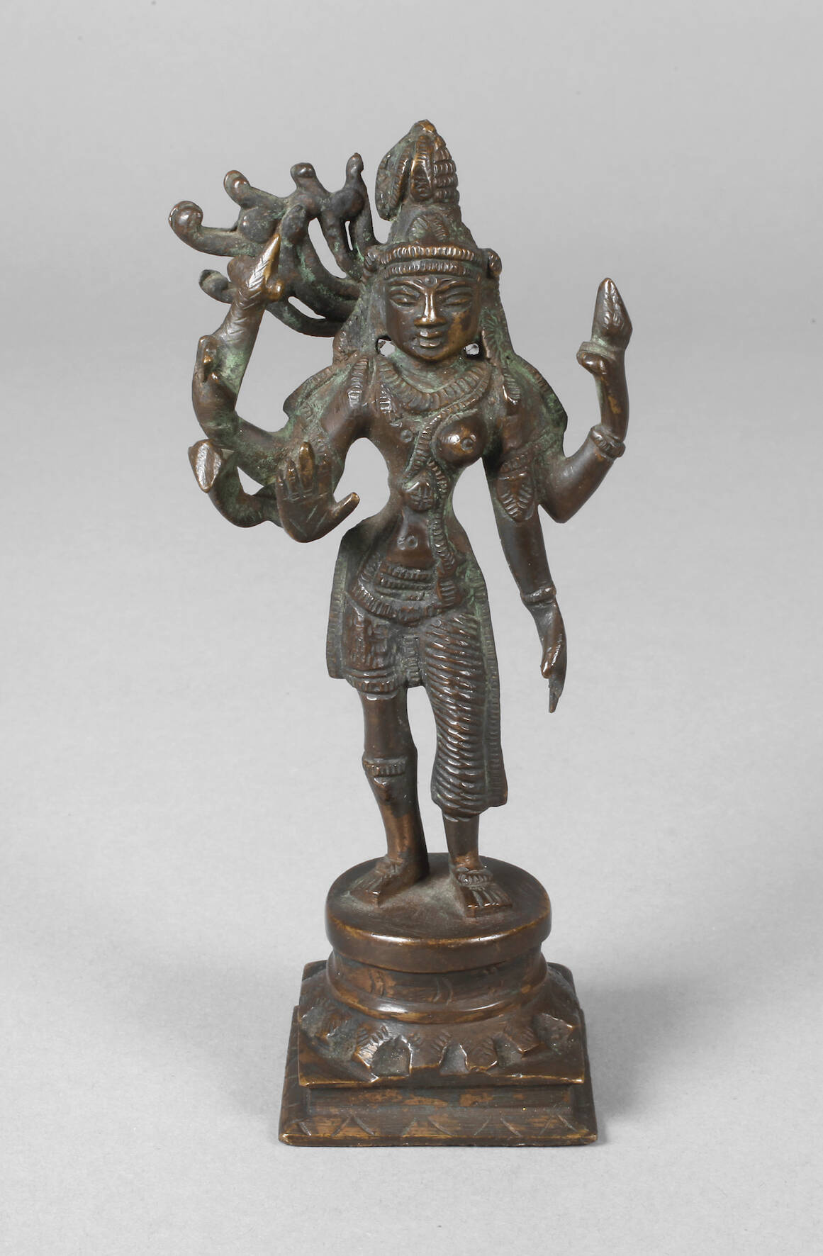 Kleinbronze Ardhanarishvara