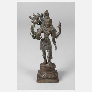 Kleinbronze Ardhanarishvara