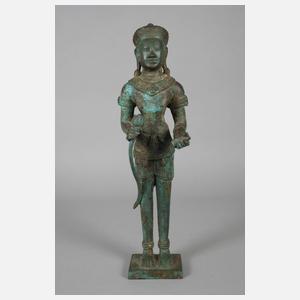 Bronzeplastik Vishnu