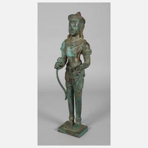 Bronzeplastik Vishnu