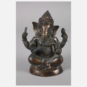 Kleinbronze Ganesha