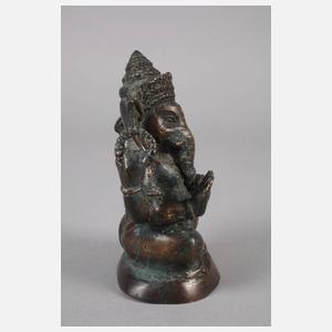 Kleinbronze Ganesha