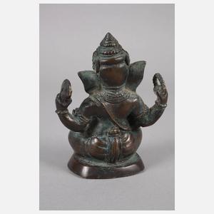 Kleinbronze Ganesha