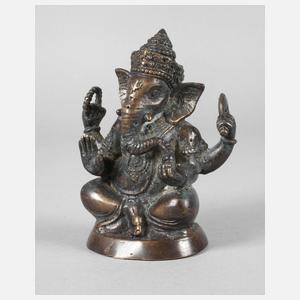 Kleinbronze Ganesha