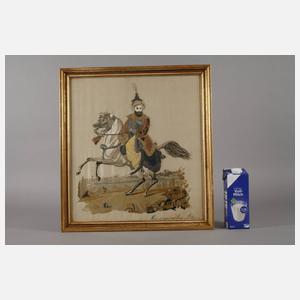 Figürliche Seidenstickerei