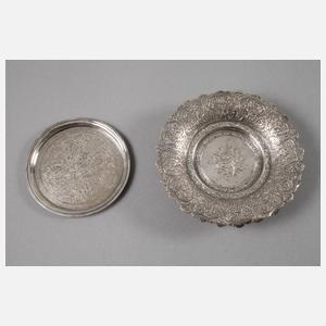 BITTE GEWICHT ANGEBEN: Konvolut Silberarbeiten Persien