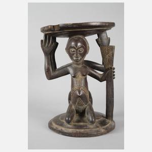 Karyatiden-Hocker der Luba