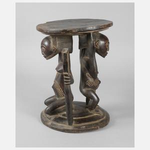 Karyatiden-Hocker der Luba
