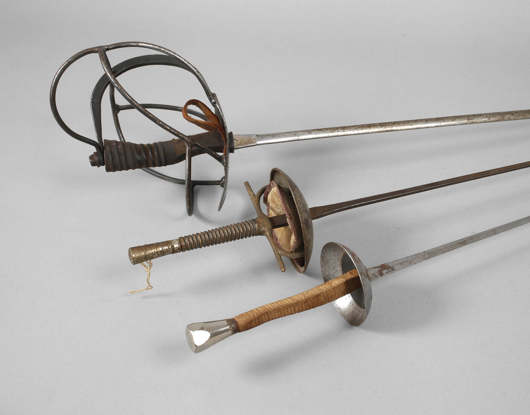 Drei studentische Schläger