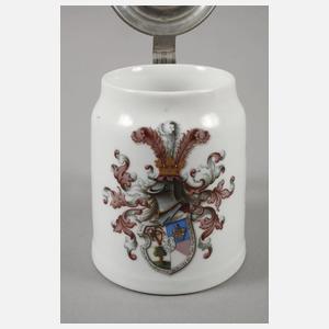 Porzellan-Bierkrug AMV Fridericiana Erlangen