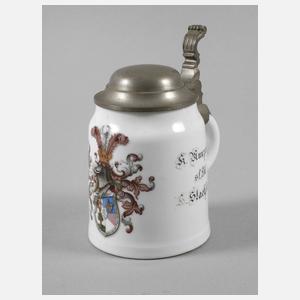 Porzellan-Bierkrug AMV Fridericiana Erlangen