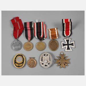 Konvolut Abzeichen 2. Weltkrieg