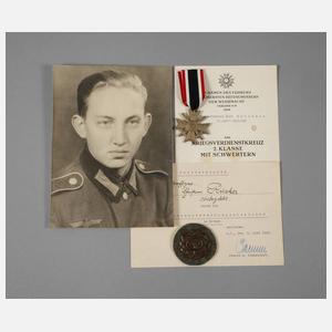 Konvolut Urkunden und Orden 2. Weltkrieg