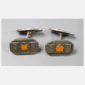 Paar Manschettenknöpfe