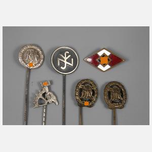 Konvolut Mitgliedsabzeichen