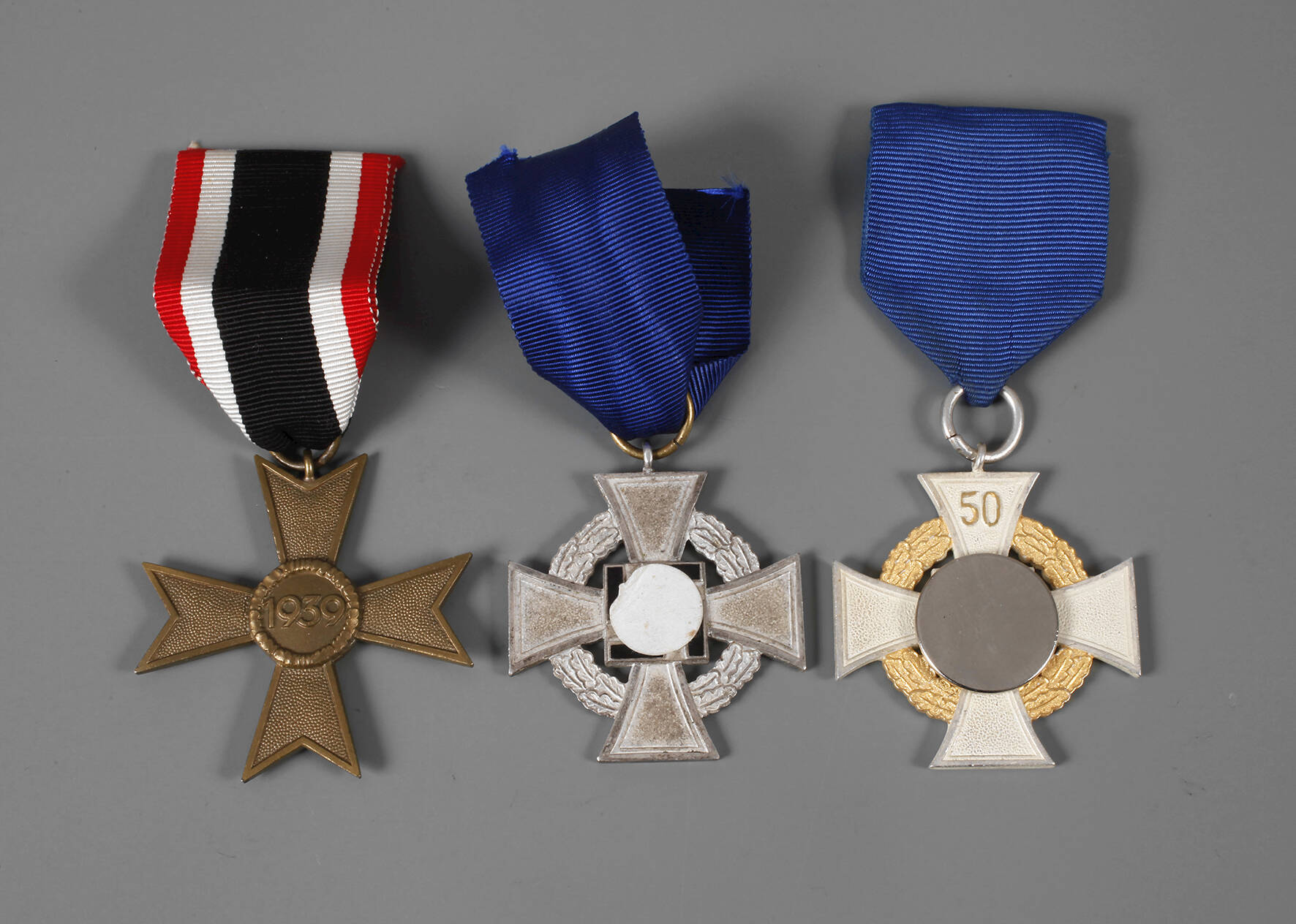 Drei Auszeichnungen Weltkrieg