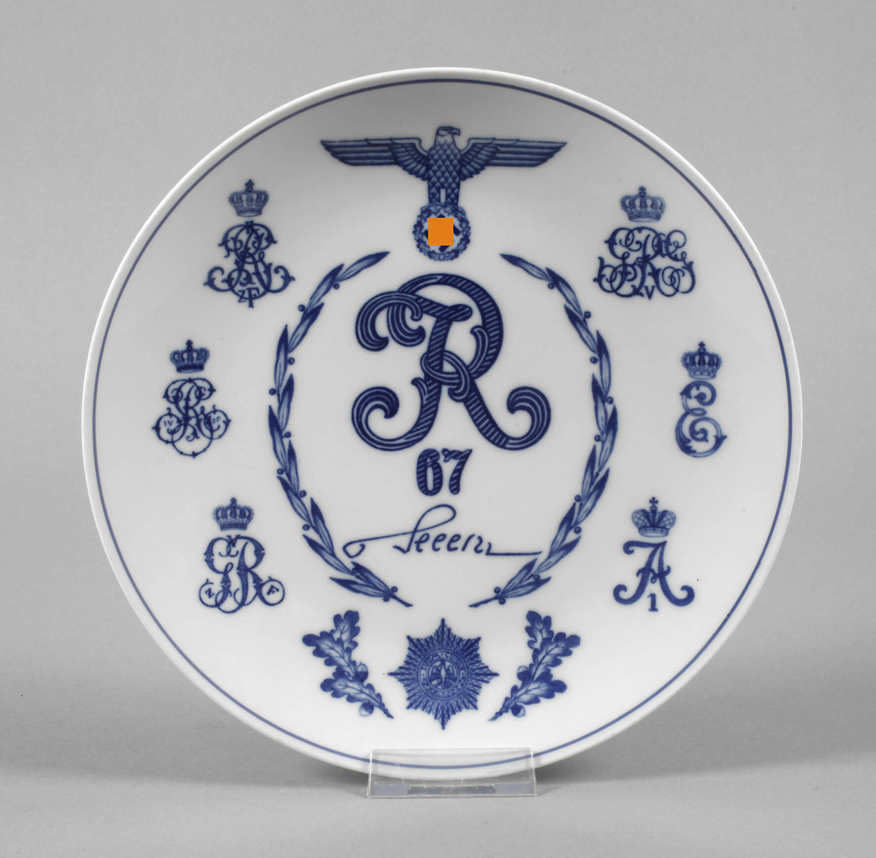 Meissen Regimentsteller Wehrmacht