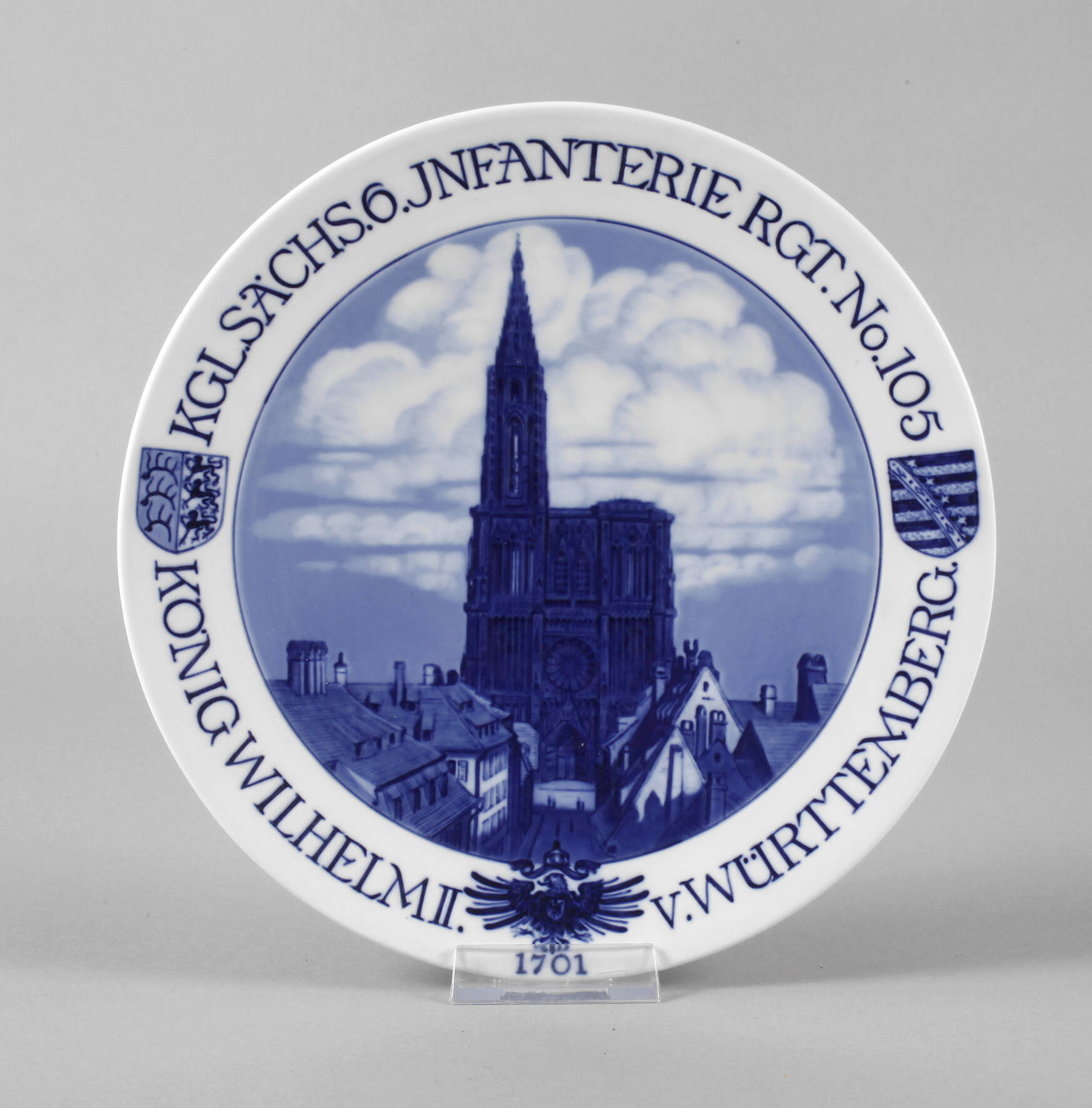 Meissen Regimentsteller Inf.-Regt. 105 Sachsen