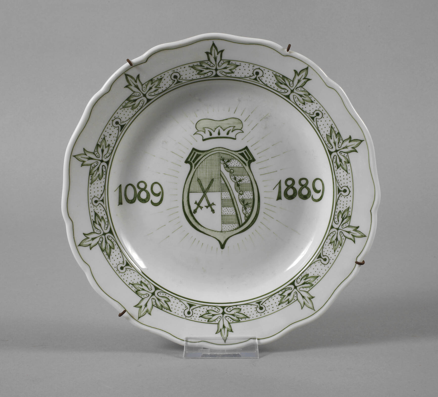 Meissen Jubiläumsteller 1889