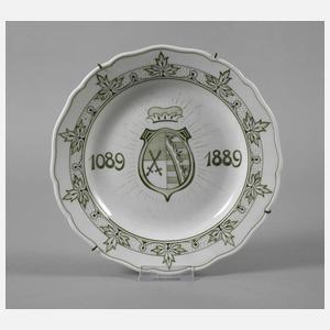 Meissen Jubiläumsteller 1889