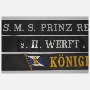 Drei Mützenbänder Marine